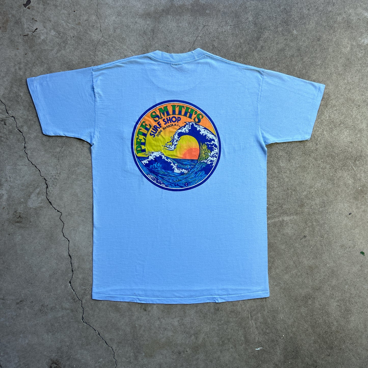 Vintage 90s Pete Smith's Surf Shop, Stone Harbour New Jersey T-shirt