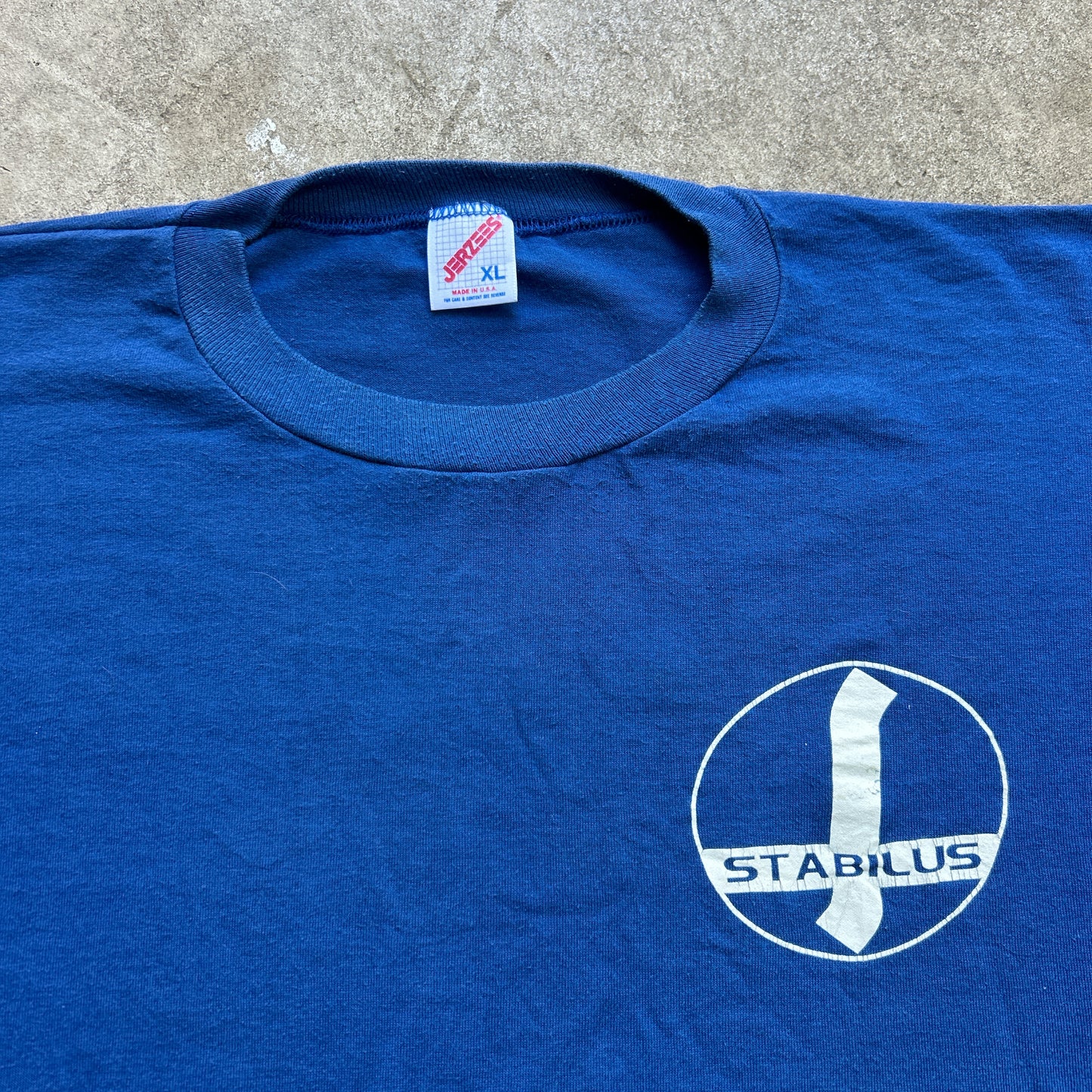 Vintage 80s Riveted in USA, Stabilus T-shirt