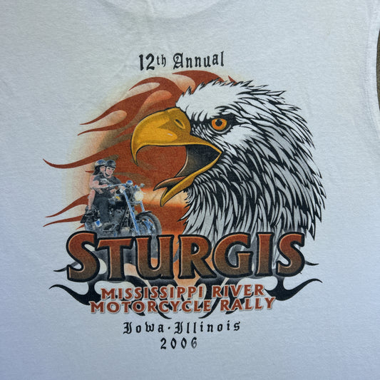 Vintage 2000s 12th Annual Sturgis Mississippi River, HOG Motorcycle Rally 2006 Singlet