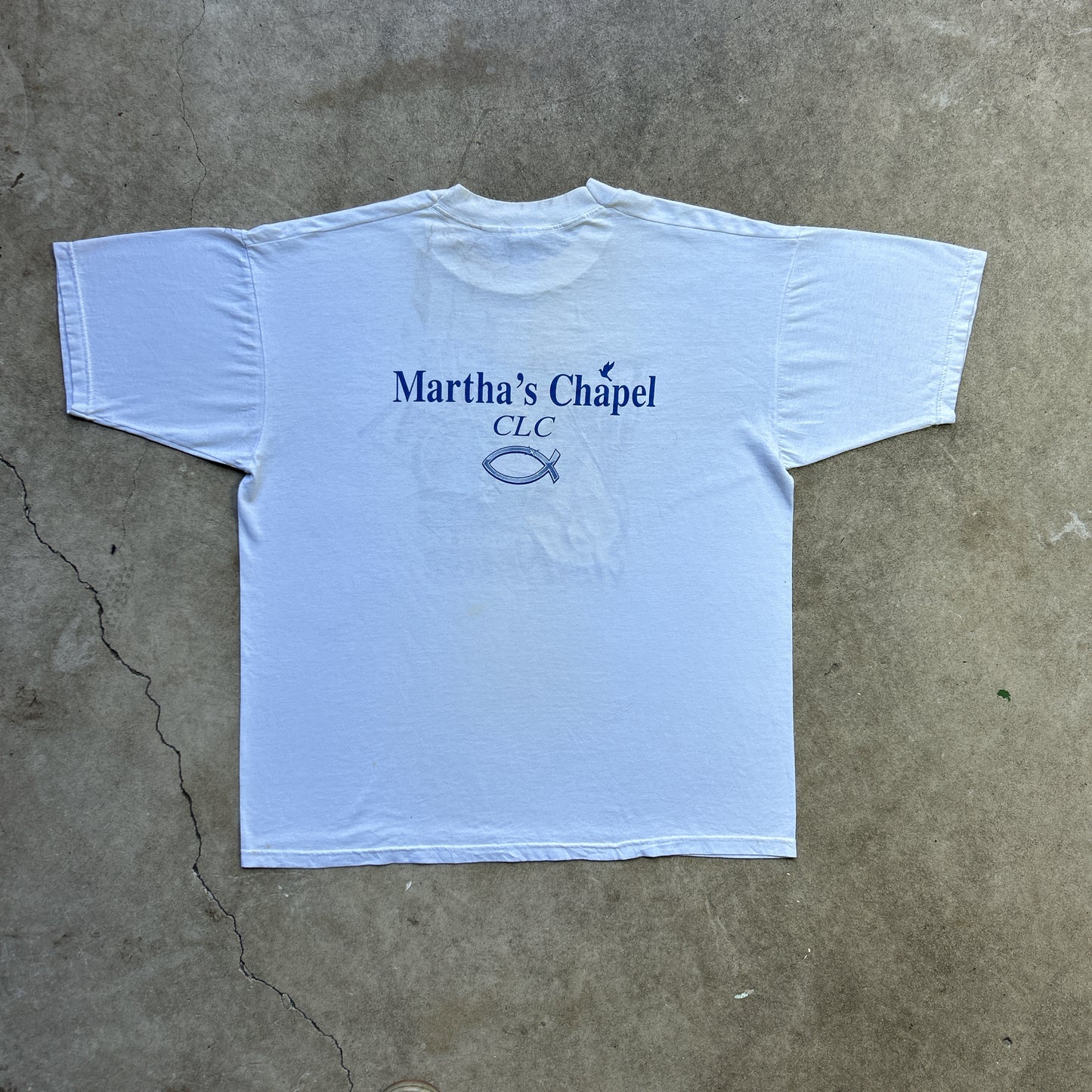 Vintage 90s Freedom Through Jesus, Marthas Chapel 1996 T-shirt