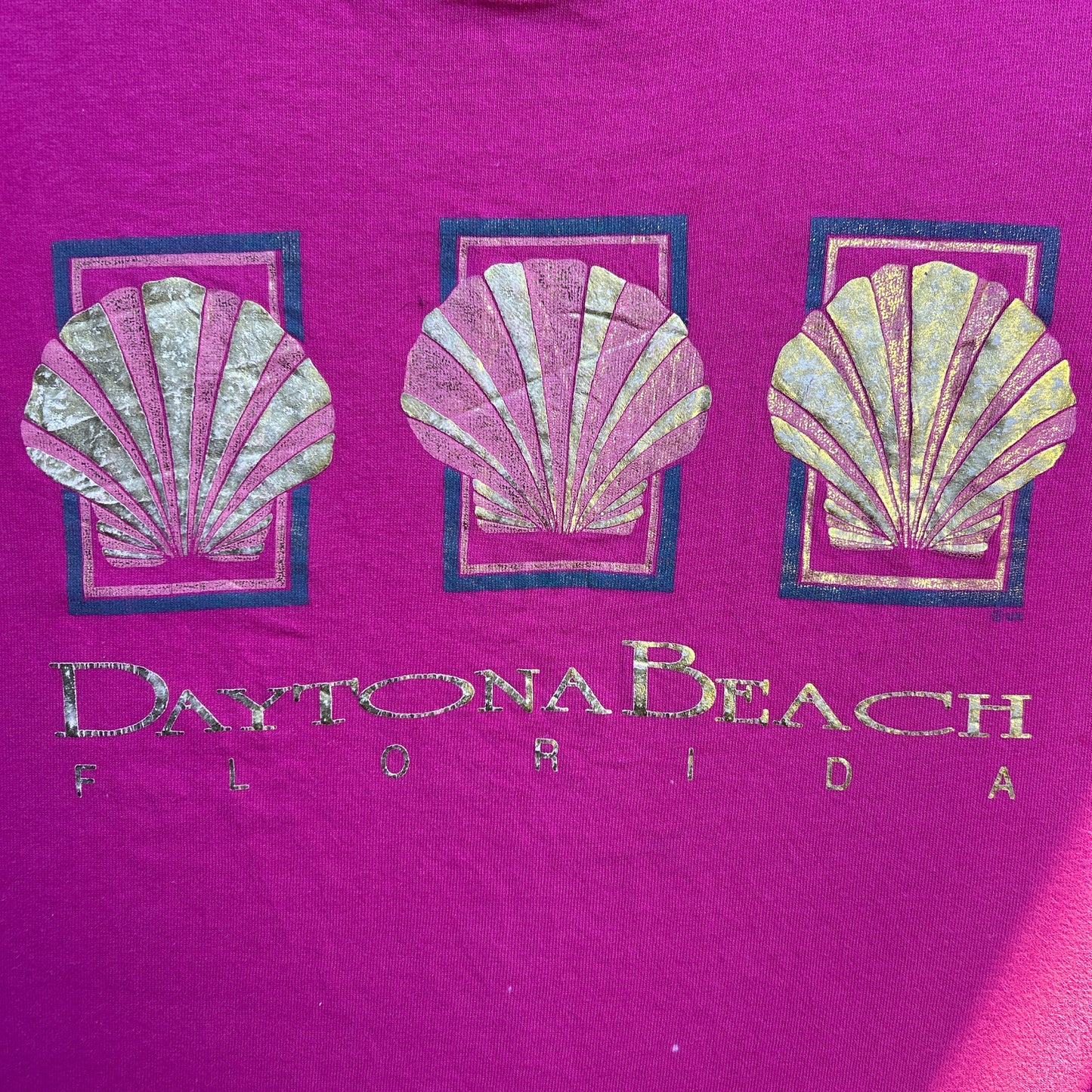 Vintage 90s Daytona Beach, Florida, USA, Shell T-shirt