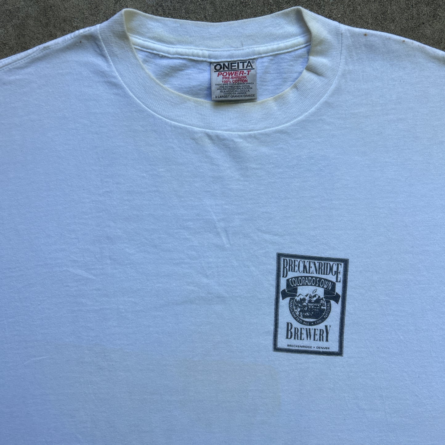 Vintage 90s Breckenridge India Pale Ale Beer T-shirt