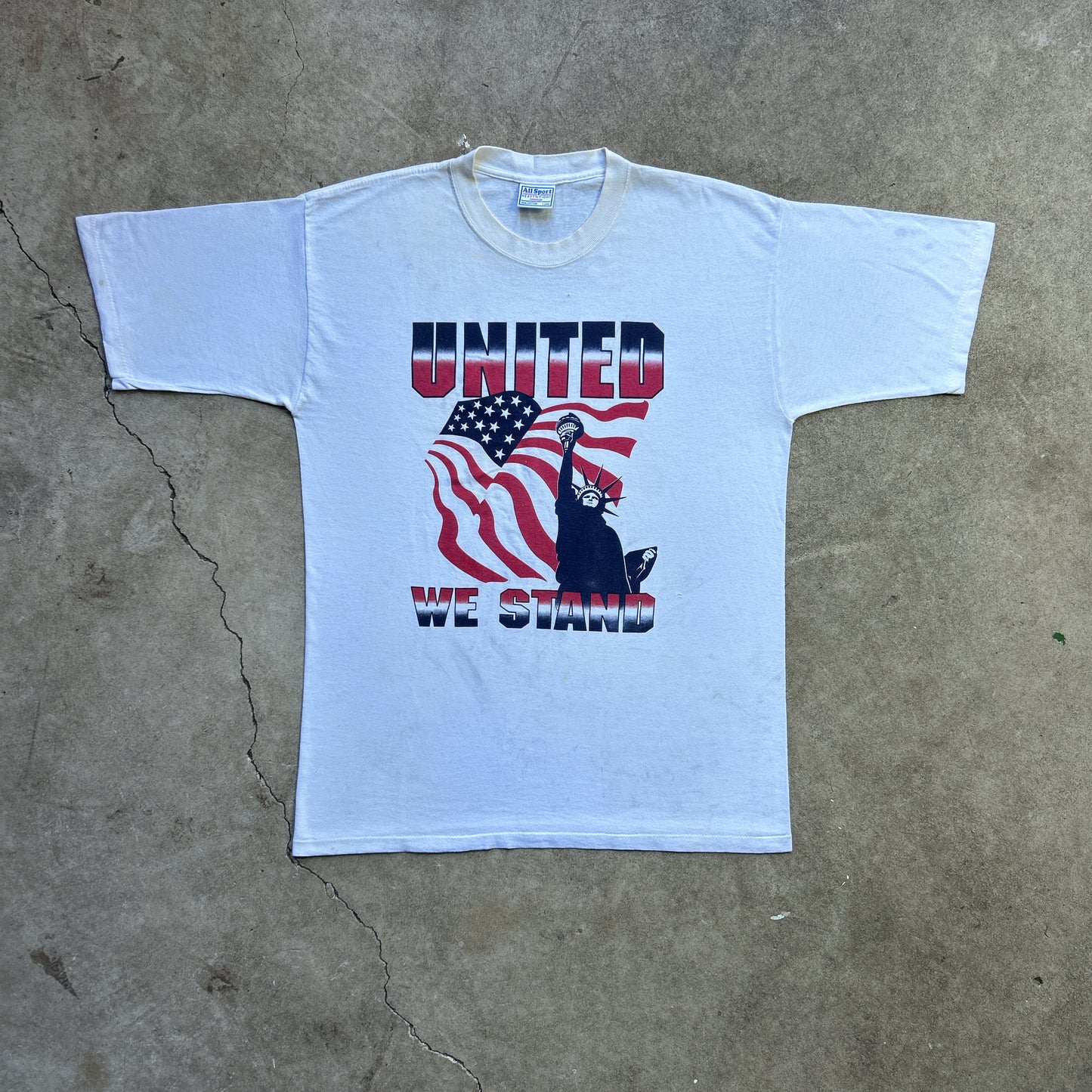 Vintage 90s United States of America, United We Stand T-shirt