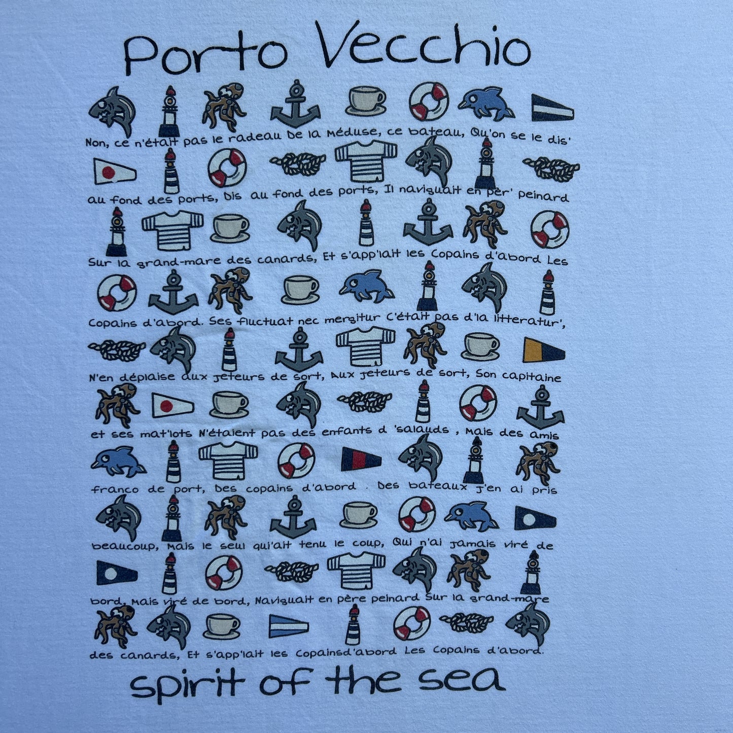 Vintage 90s Porto Vecchio, Spirit Of The Sea T-shirt