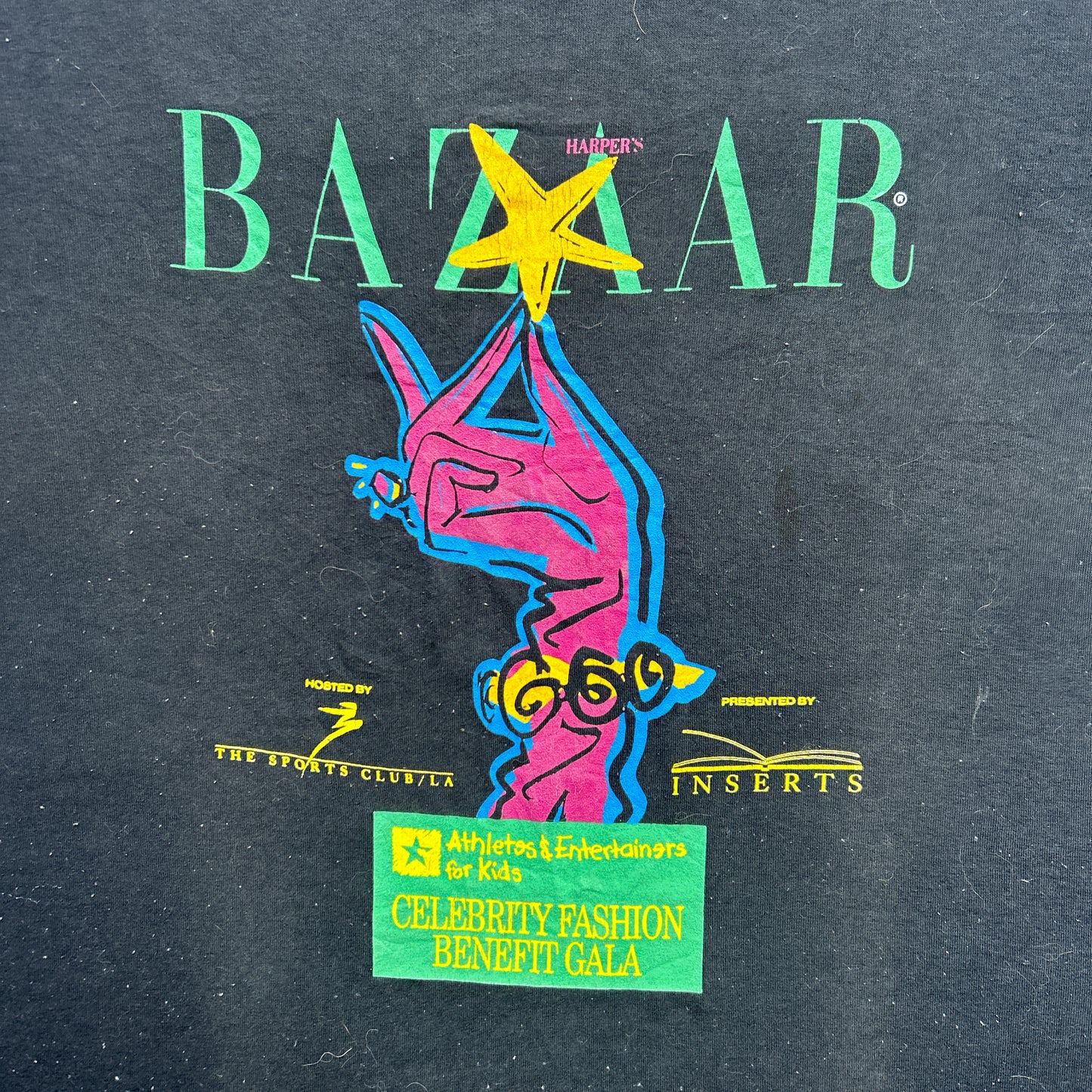 Vintage 90s Harper Bazar Shopping Mall, Celebrity Fashion Benefit Gala T-shirt