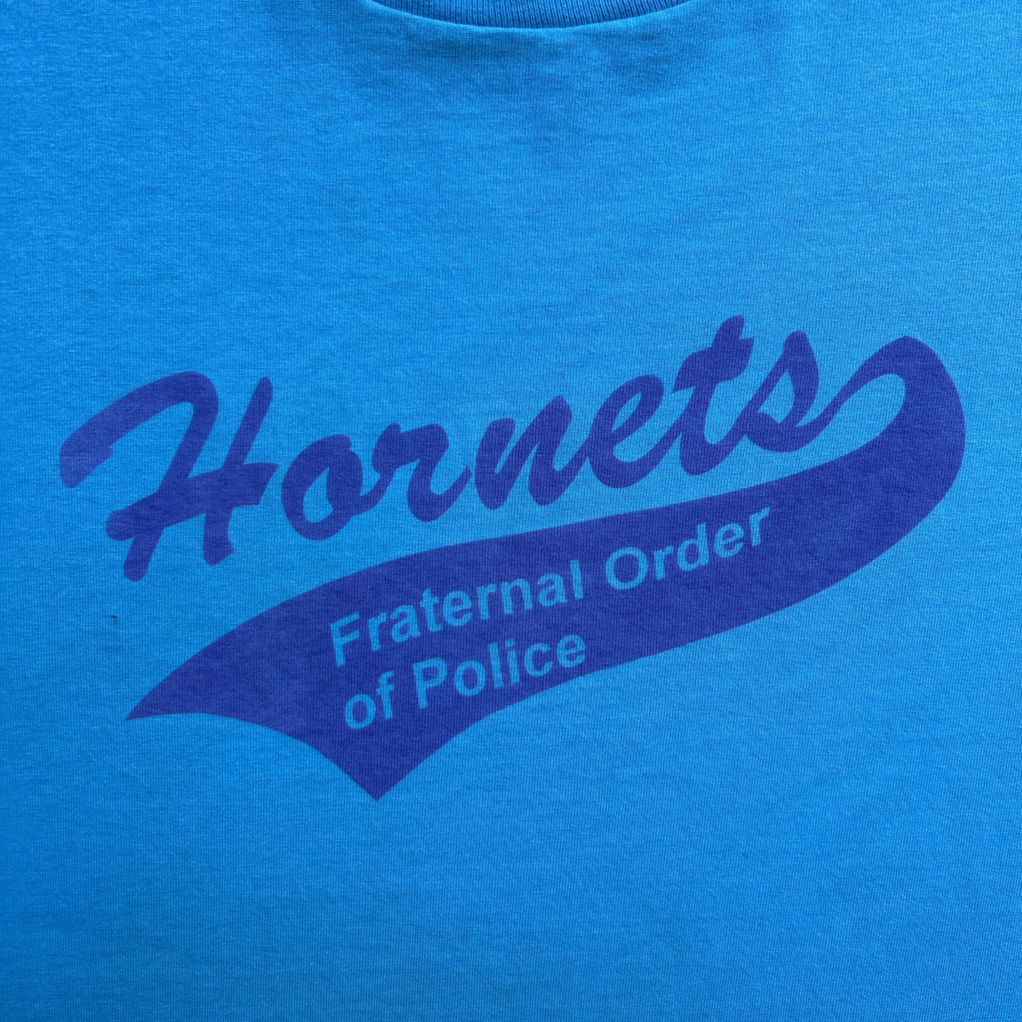 Vintage 90s Hornets "fraternal order of police" T-shirt
