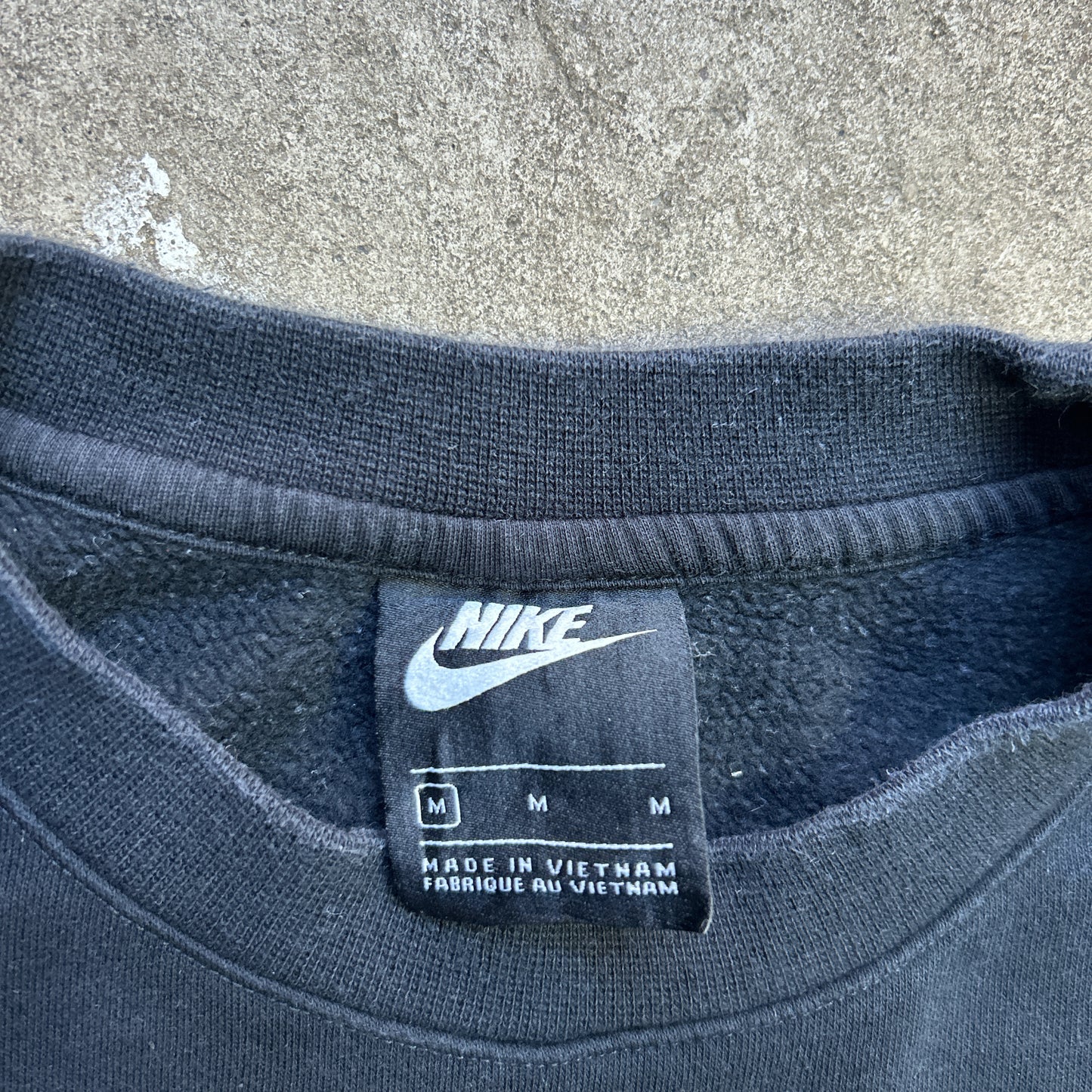 Vintage 2000s Nike Black Crewneck Sweatshirt