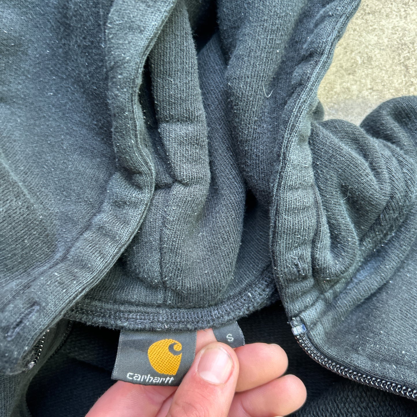 Vintage 2000s Carhartt All Black Women's Hoodie