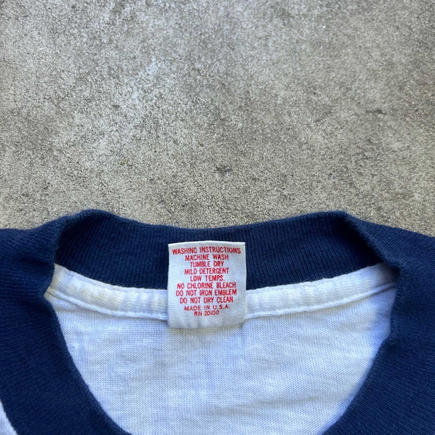 Vintage 70s USA America, AMESTOY, 200 Years, Spaceman USA History Ringer T-shirt