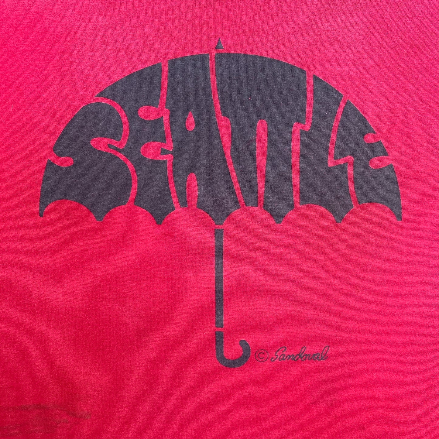 Vintage 80s Seattle USA, Umbrella T-shirt