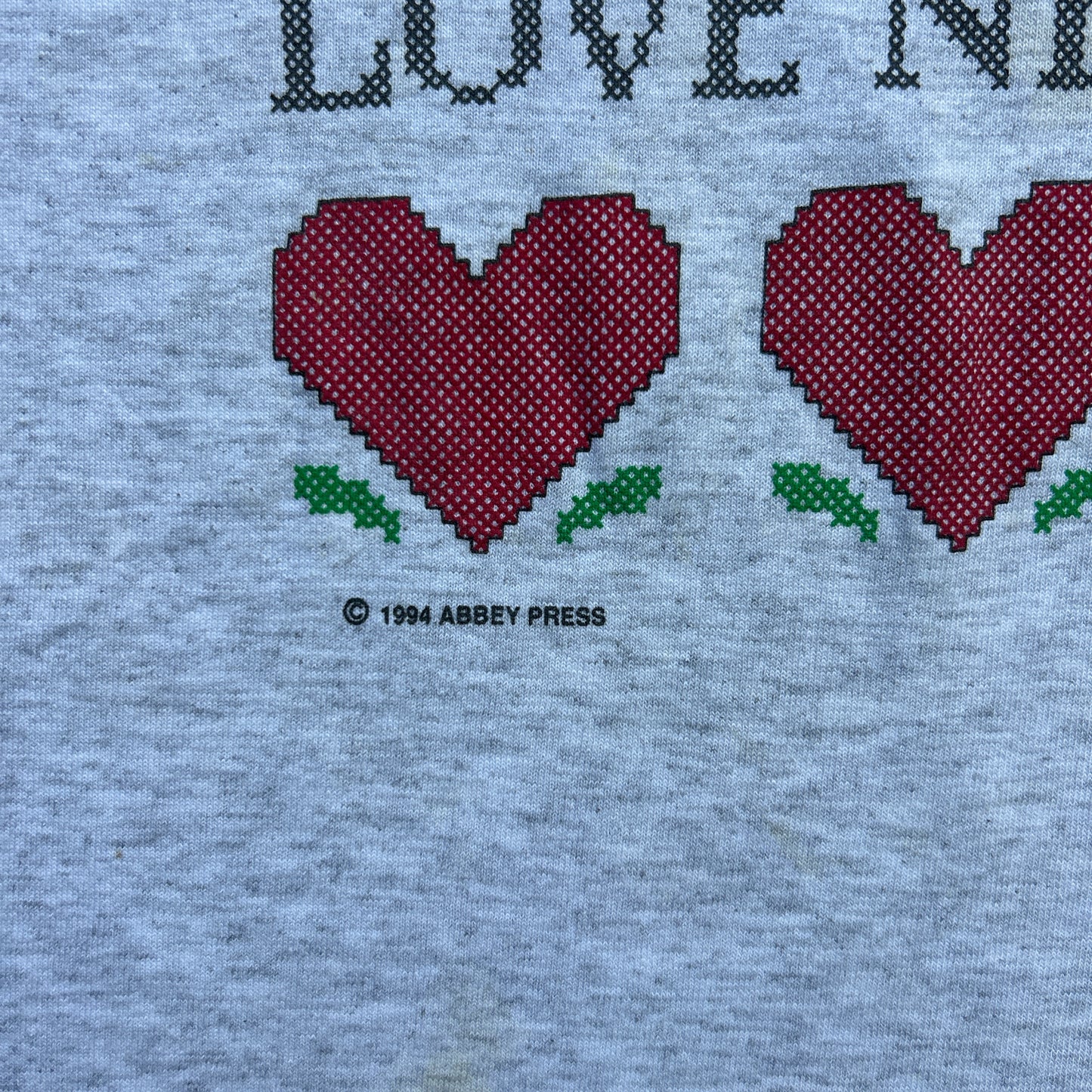 Vintage 90s Love Is Patient, Love Is Kind, Love Never Ends, 1994 T-shirt