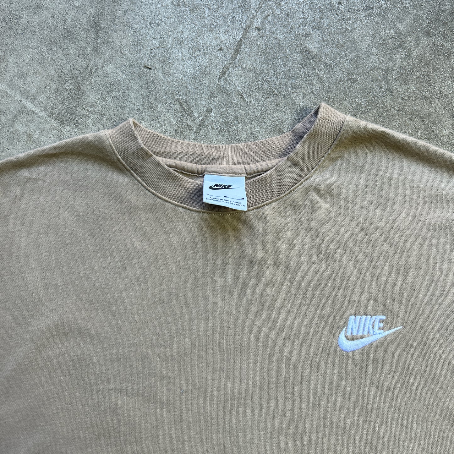 Vintage 2000s Nike Tan Crewneck Sweatshirt