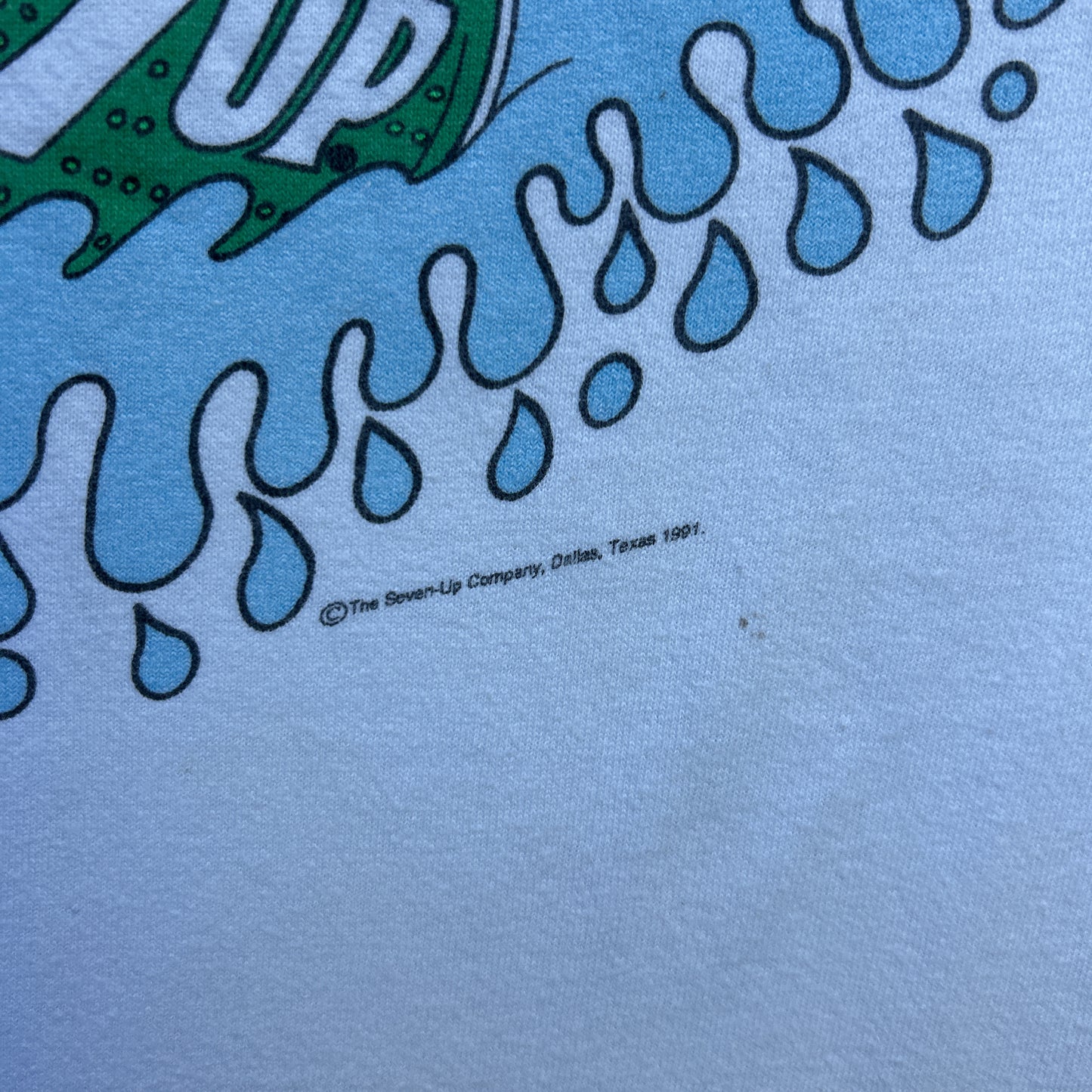 Vintage 90s 7 Up “The Cool Spot” 1991 T-Shirt