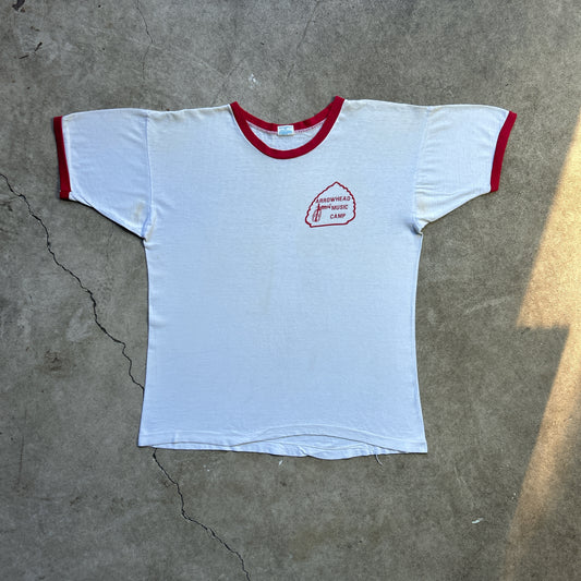 Vintage 70s Champion Branded, Arrowhead Music Camp USA Ringer T-shirt