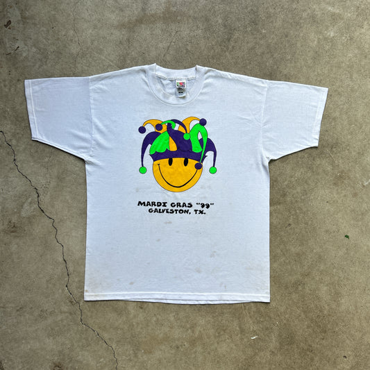 Vintage 90s Mardi Gras Galveston, Texas 1999 T-shirt