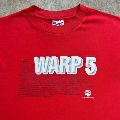 Vintage 90s WARP 5, 3D OAK Technology, T-shirt