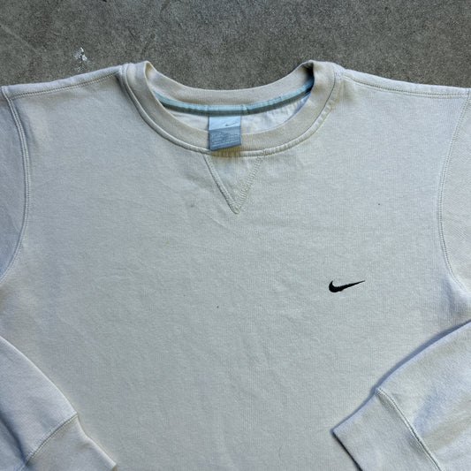 Vintage 2000s Nike Cream Sweatshirt