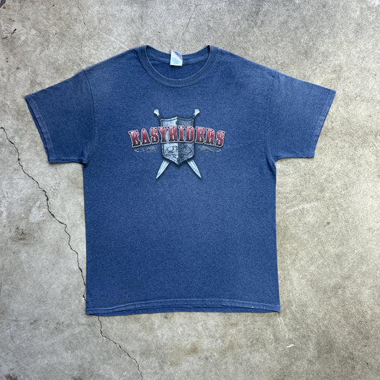 Vintage 2000s Easy Riders Panhead Engine T-Shirt