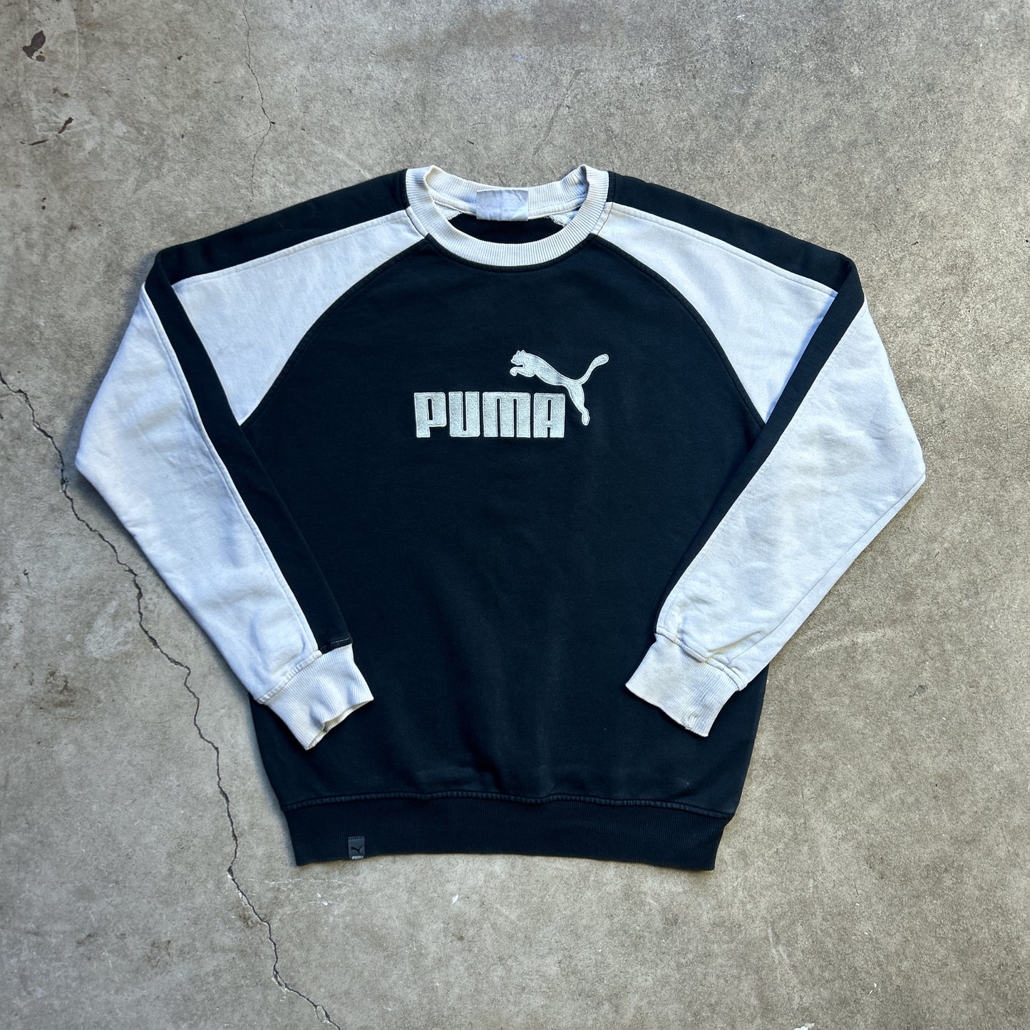 Vintage 2000s Puma Two Tone Crewneck Sweatshirt