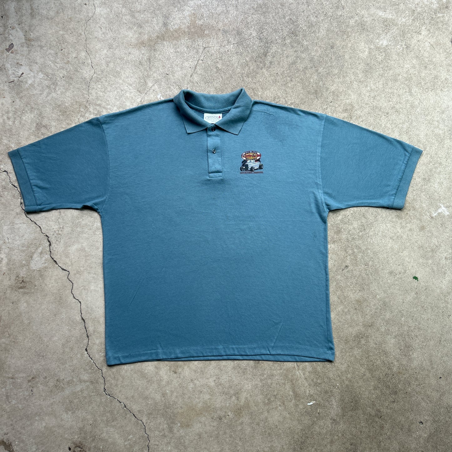 Vintage 90s Shades of the Past, Rod Run Sixteen, Pigeon Forge, Tennessee 1998 Polo Shirt