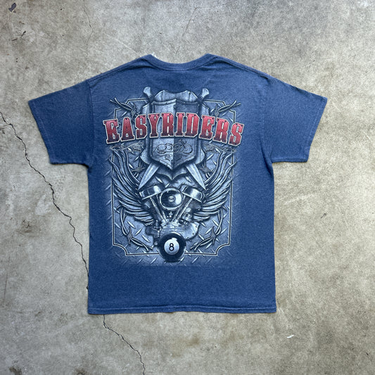 Vintage 2000s Easy Riders Panhead Engine T-Shirt