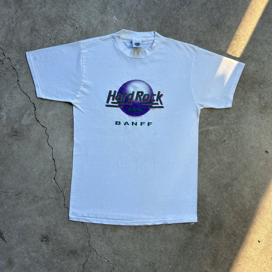 Vintage 80s Hard Rock Cafe Banff, Canada 1989 T-shirt