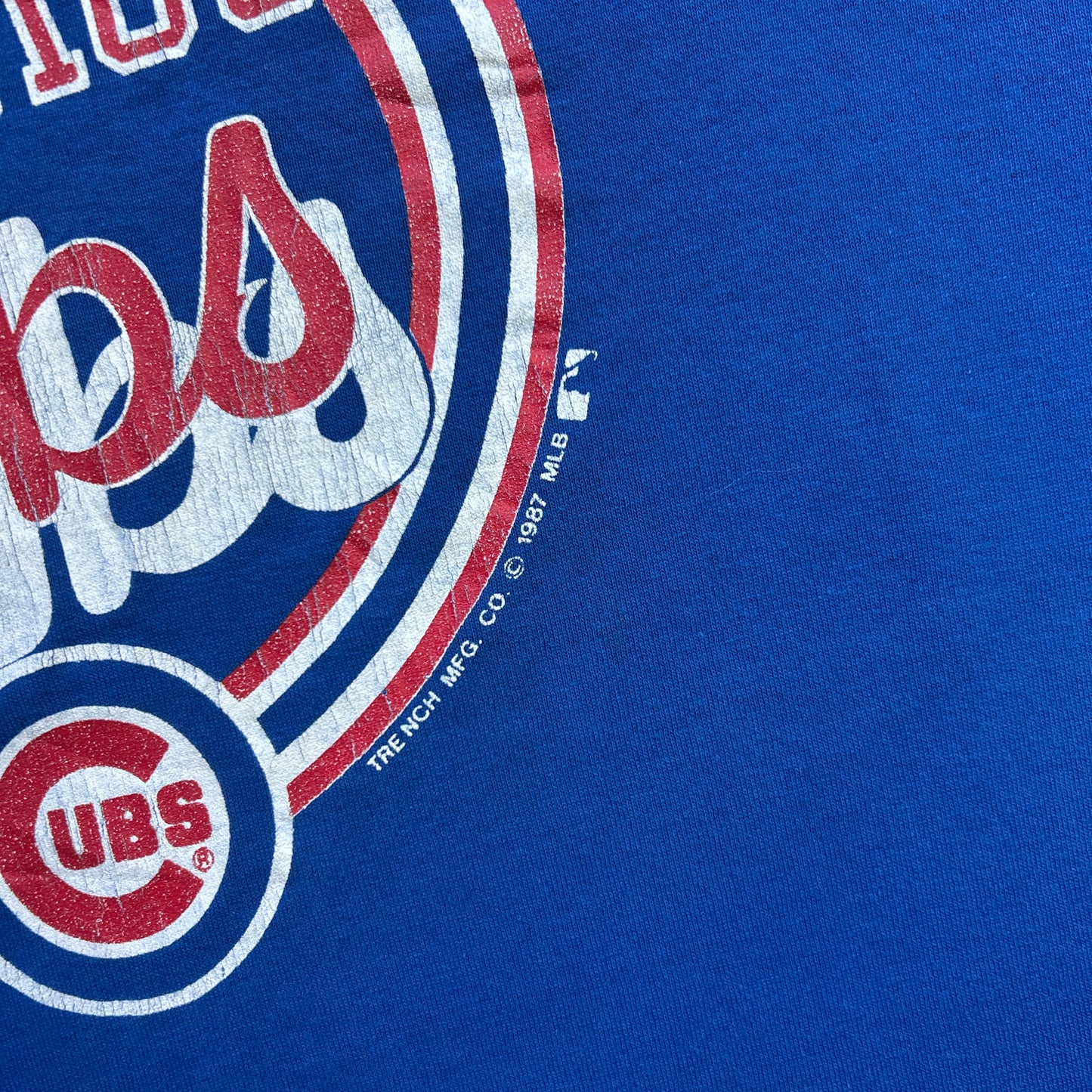 Vintage 80s MLB Baseball Chicago Cubs 1987 T-shirt