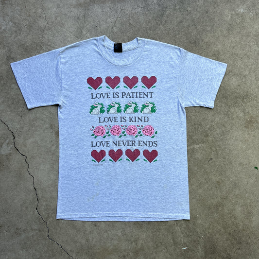 Vintage 90s Love Is Patient, Love Is Kind, Love Never Ends, 1994 T-shirt