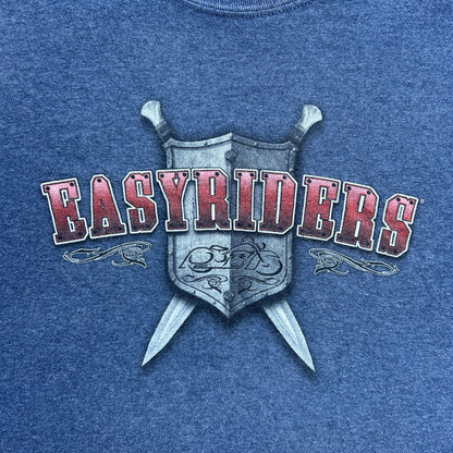 Vintage 2000s Easy Riders Panhead Engine T-Shirt