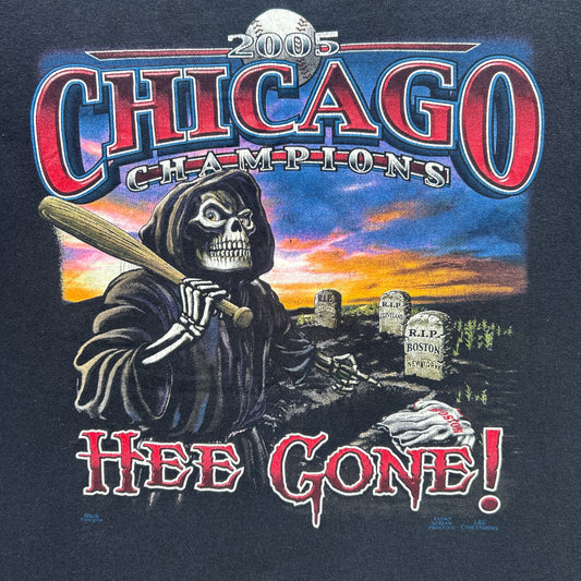 Vintage 2000s MLB Chicago White Sox 2005 Champions “hee gone” T-shirt