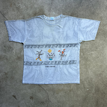 Vintage 90s  Zion Canyon Clown AOP Stonewash T-shirt