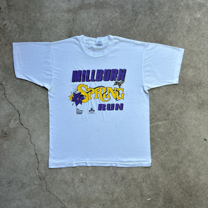 Vintage 90s Millburn Spring Run, Butterfly & Flower T-shirt