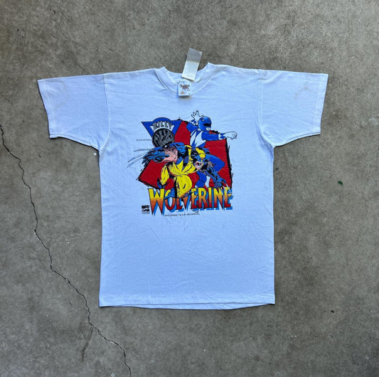 Vintage 90s Rare Marvel Comics X Power Rangers, Wolverine X Billy, 1994 T-shirt