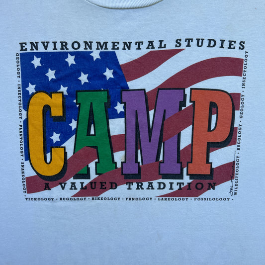 Vintage 2000s Environmental Studies Camp Stewarts Creek USA T-shirt