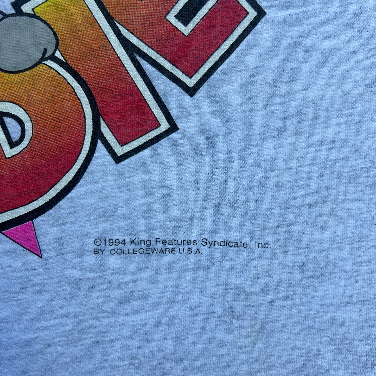 Vintage 90s Blondie Comic Strip x TV Show 1994 Graphic Print Promotional Merchandise T-shirt