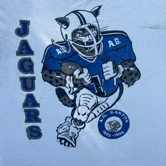 Vintage 90s NFL College Football, A.G. Gaston, Jaguars 1995/96 T-shirt