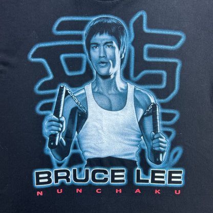 Vintage 90s Rare Bruce Lee Nunchaku, Movie T-shirt