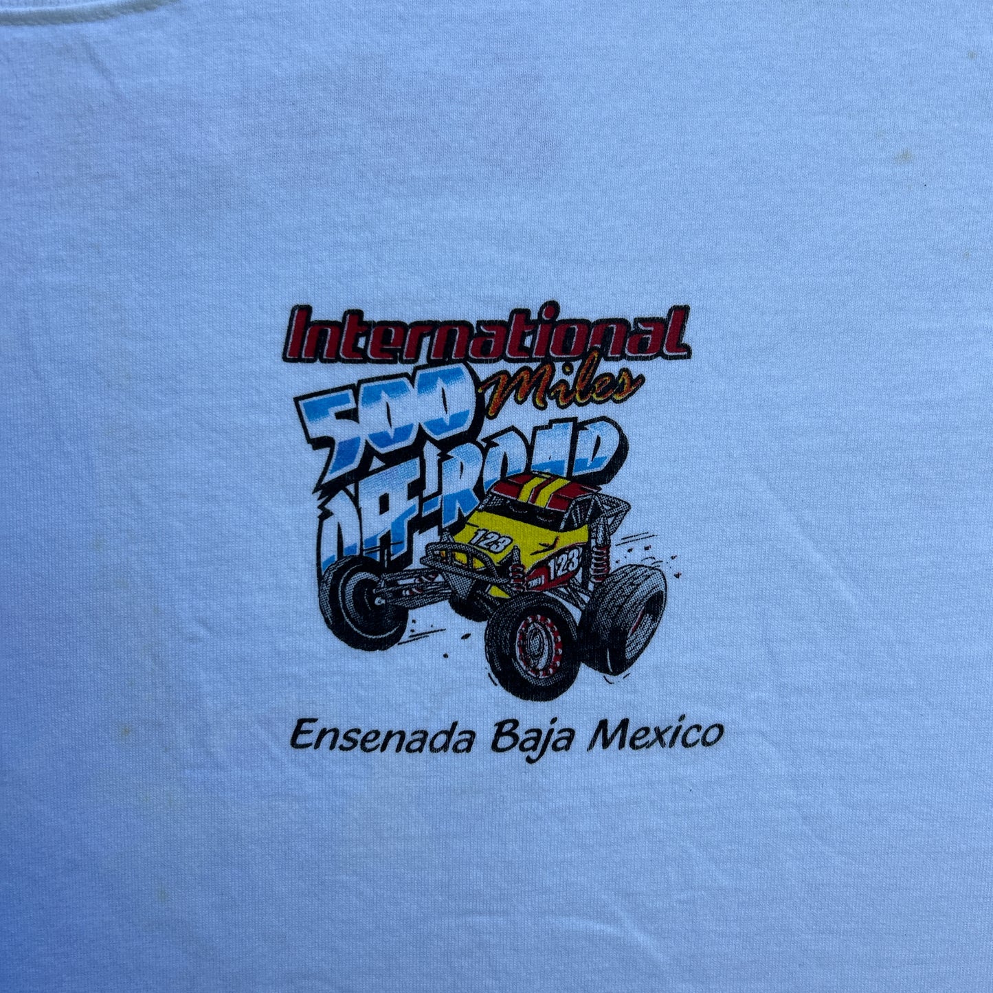 Vintage 2000s International 500 Miles OFF-ROAD, Ensenada Baja Mexico T-shirt