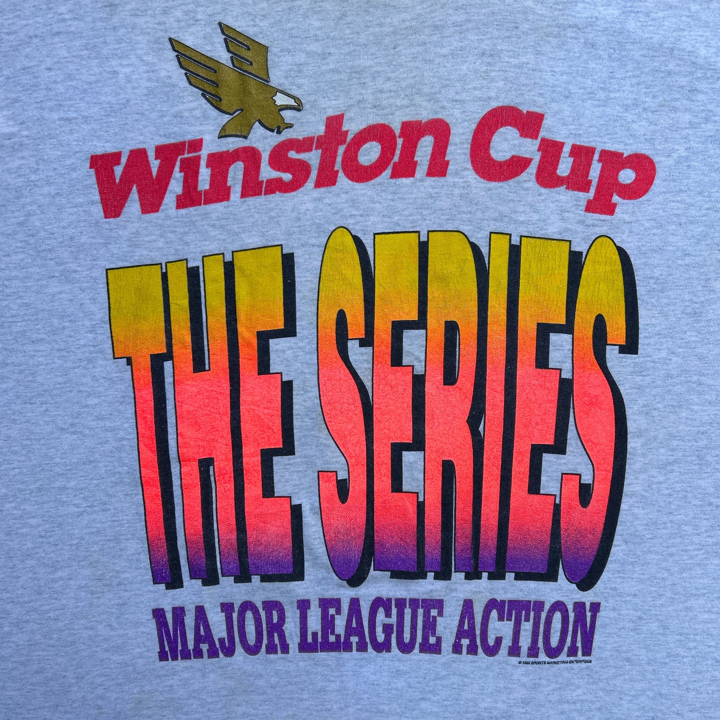 Vintage Rare 90s Nascar Winston Cup The Series 1995 T-shirt