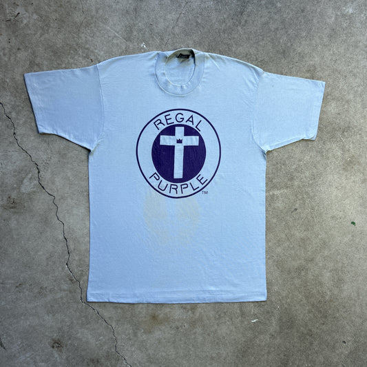 Vintage 90s Regal Purple, Religion T-shirt