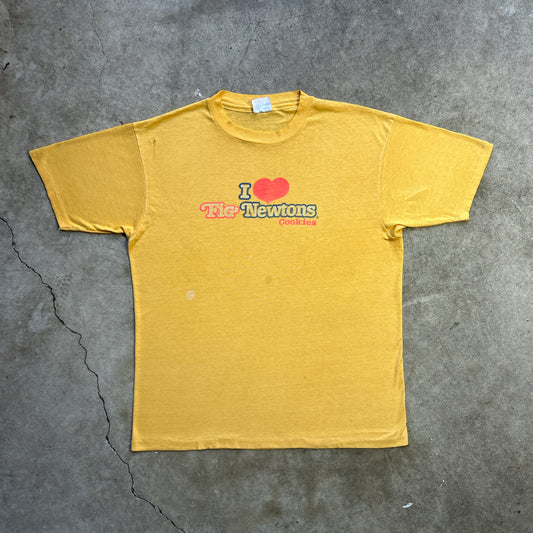 Vintage Rare 80s I Love Fig Newtons Cookies T-shirt