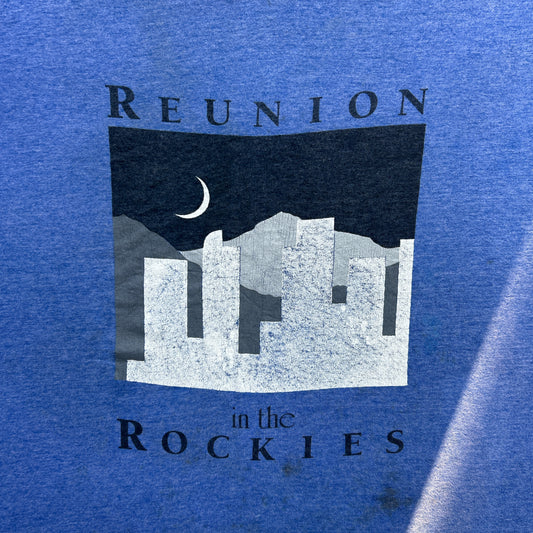 Vintage 80s Reunion In the Rockies, Crater Family Reunion, Denver T-shirt
