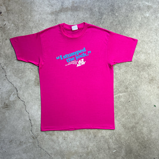 Vintage 80s "I Stumped The Jock" 62 KGW With John Williams T-shirt