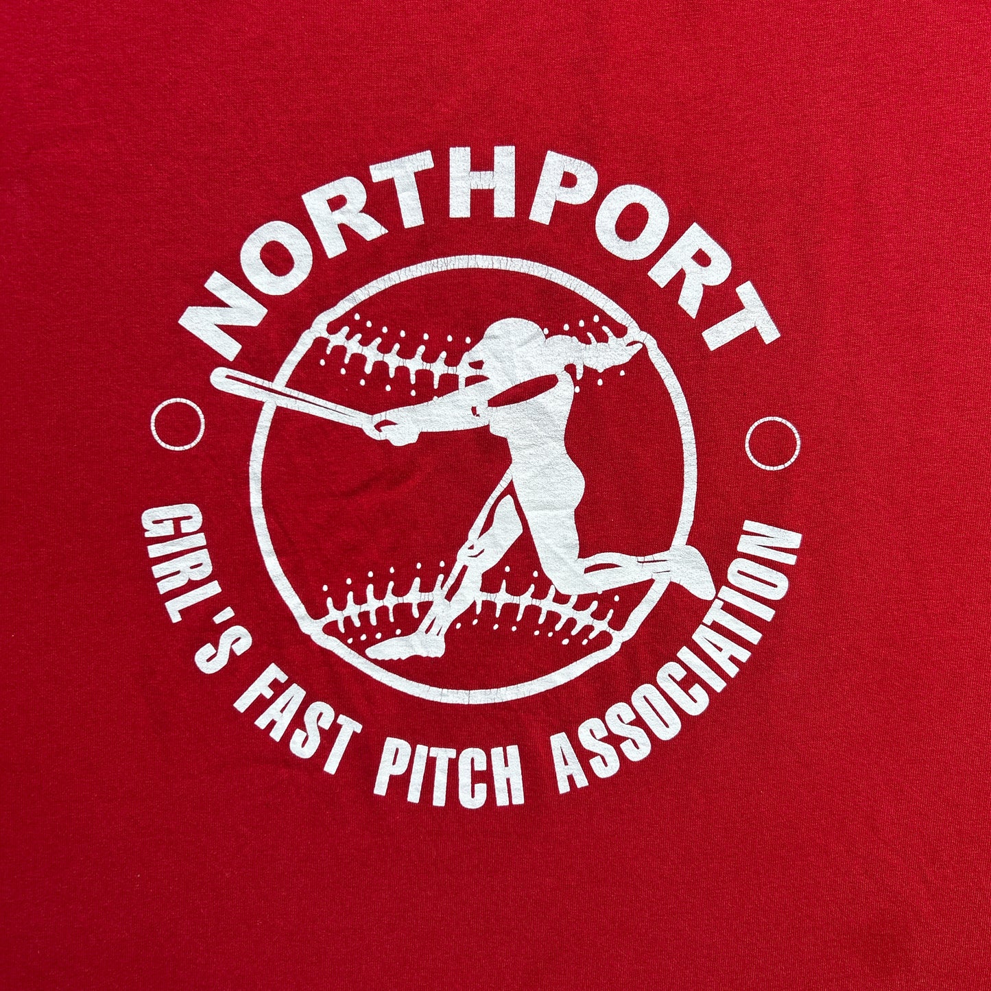 Vintage 90s Northport, Girls Fast Pitch Association T-shirt
