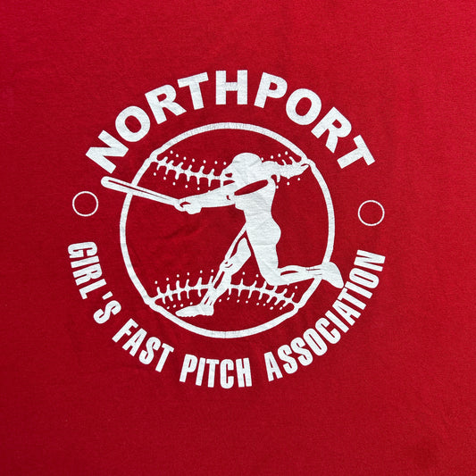 Vintage 90s Northport, Girls Fast Pitch Association T-shirt