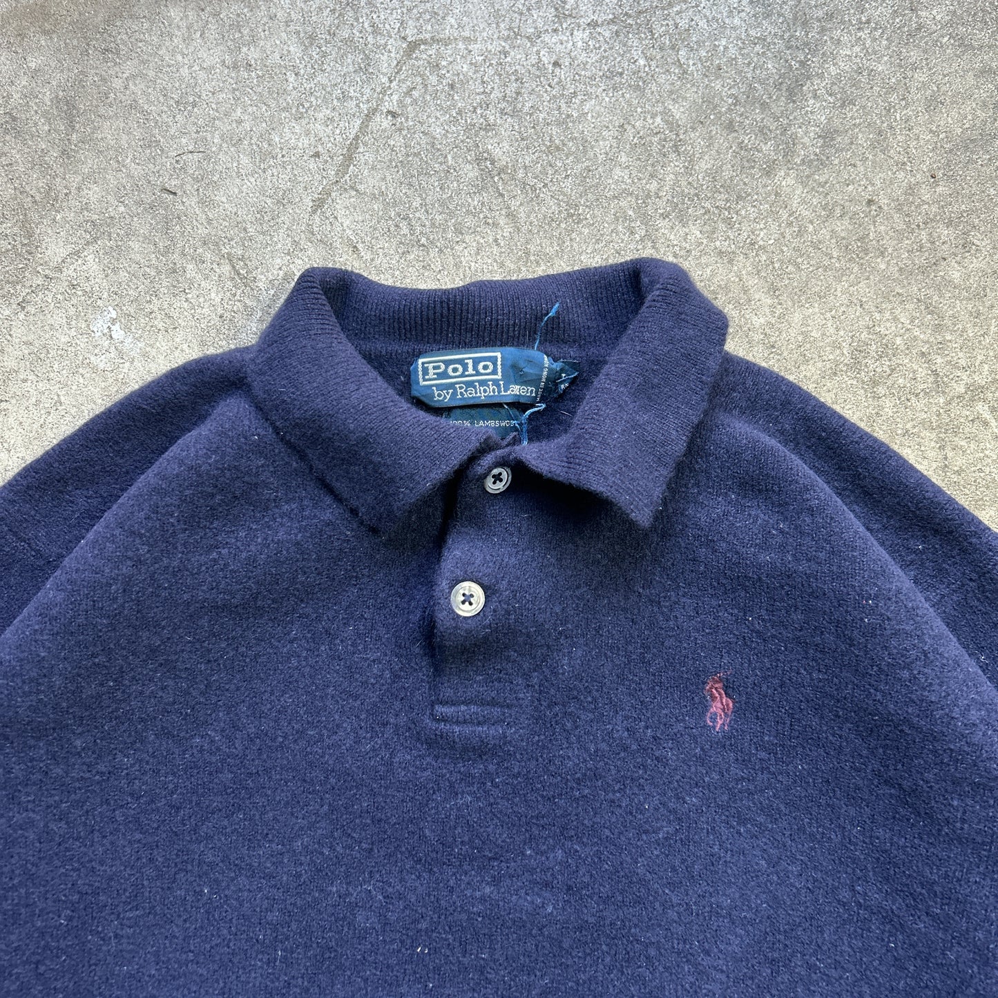 Vintage 90s Polo Ralph Lauren, Lambswool Womens Jumper Cardigan