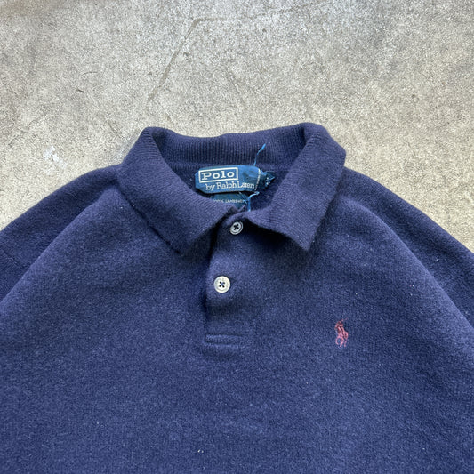 Vintage 90s Polo Ralph Lauren, Lambswool Womens Jumper Cardigan