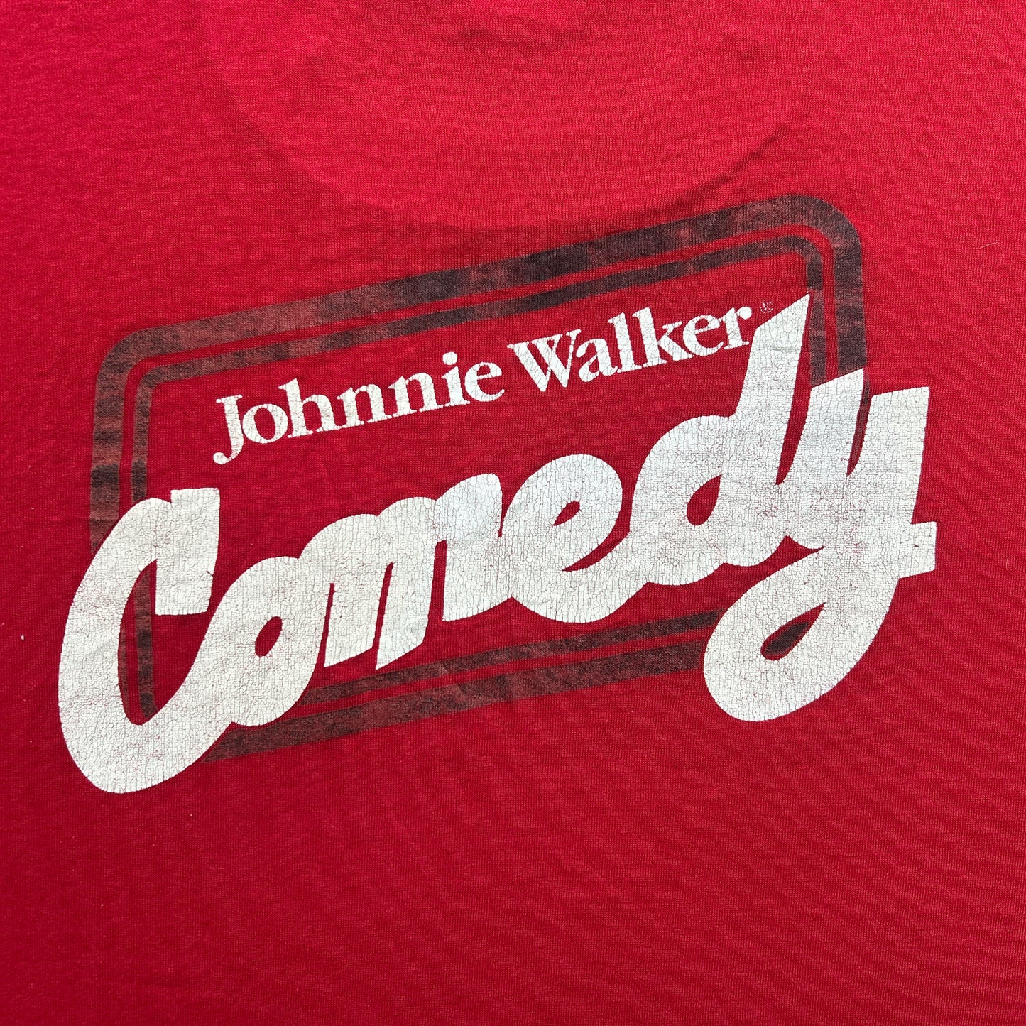 Vintage 80s Johnnie Walker Whisky Comedy, Promotional T-shirt