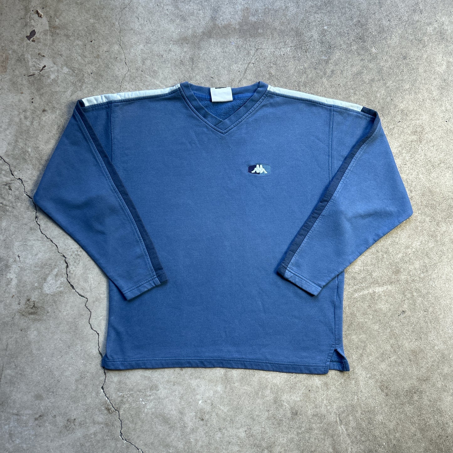 Vintage 90s Kappa Two Tone Crewneck Sweatshirt