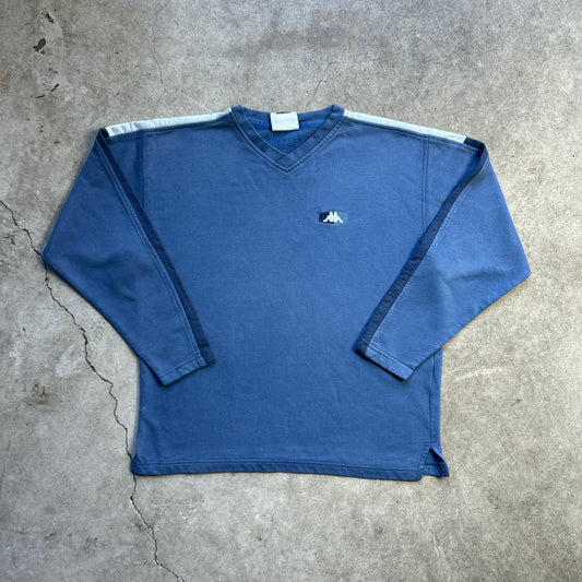 Vintage 90s Kappa Two Tone Crewneck Sweatshirt